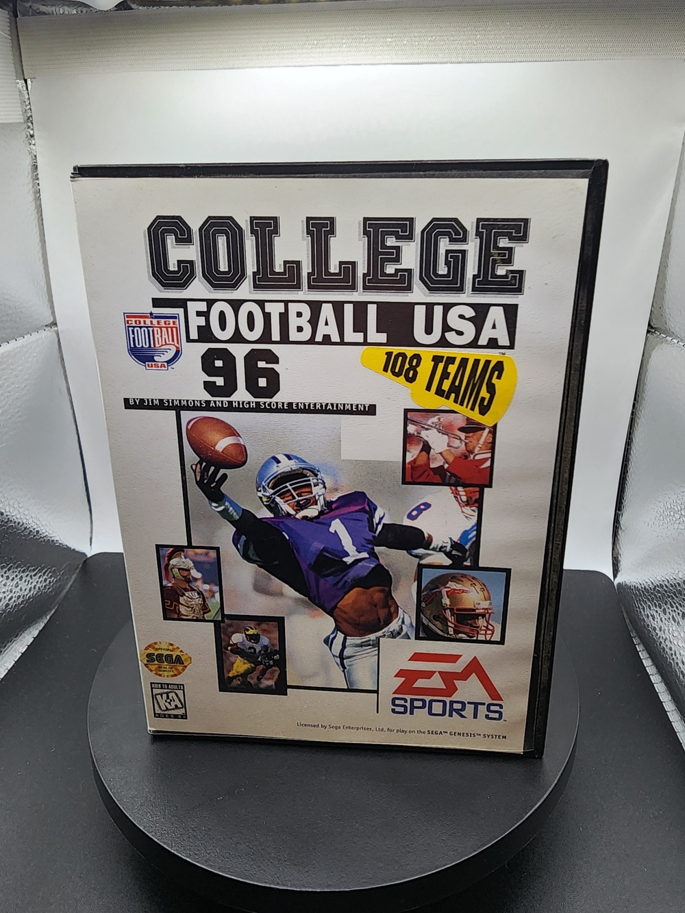 College Football USA 96 Complete Authentic Sega Genesis Game Complete CIB